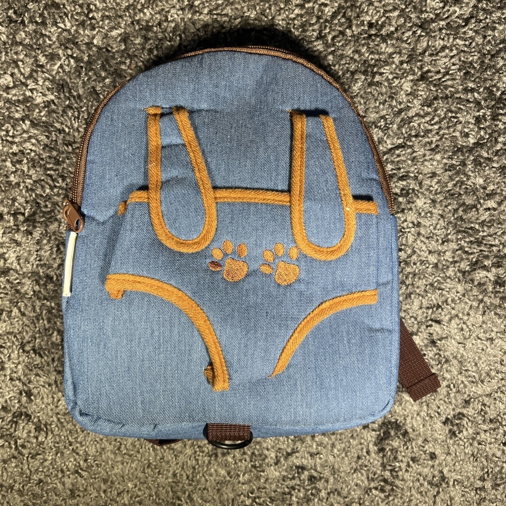 Bag‎ And Carry Kids  Animal Collection Demin Style New Backpack Bear Stuffed Toy